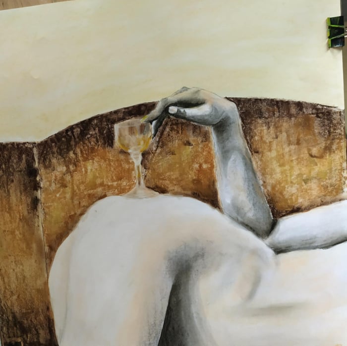 Erotic art (drawing, painting, or a sculpture) based on your picture — photo 8 by idapopis