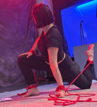 Private rope yoga intake session