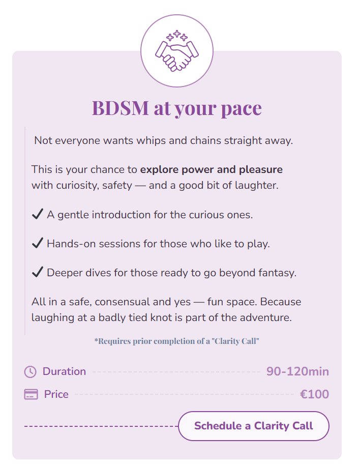 BDSM at your pace