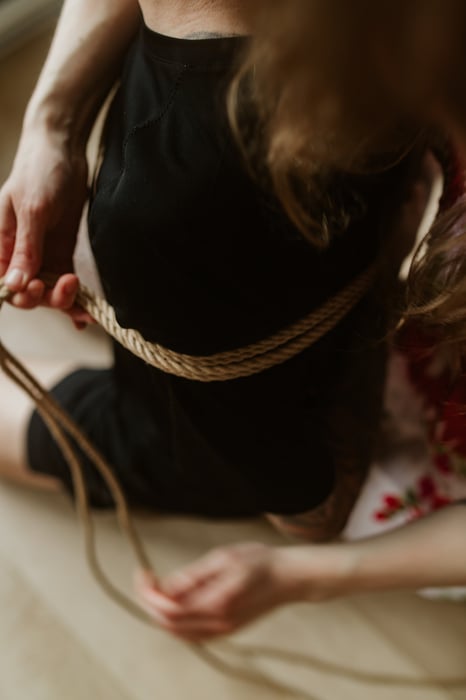 Sensual Shibari Session — photo 8 by LunaRose
