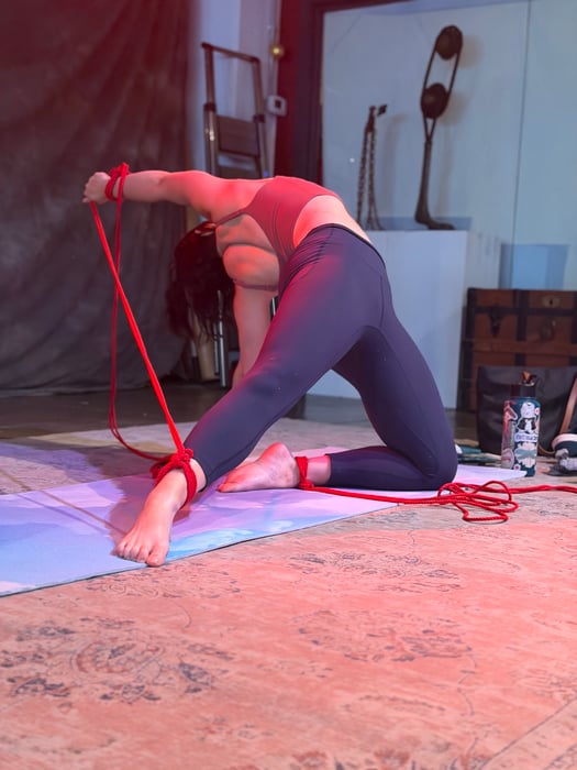 Rope yoga solo flow ~ December edition!!