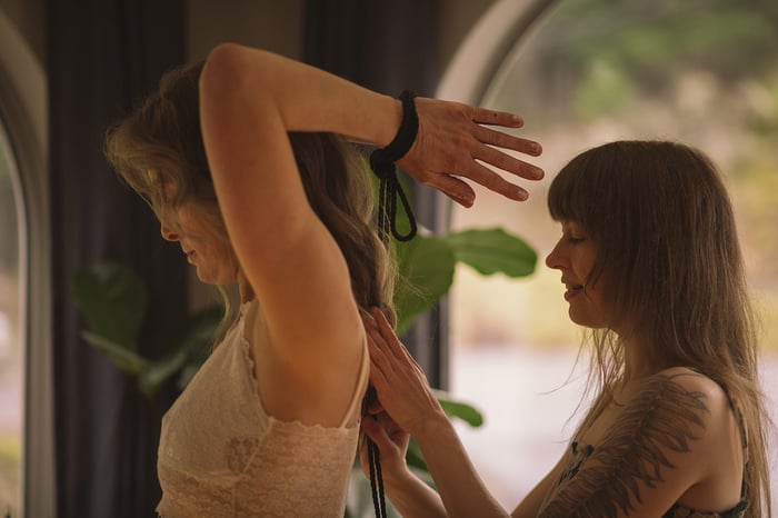 Sensual Shibari Session — photo 4 by LunaRose