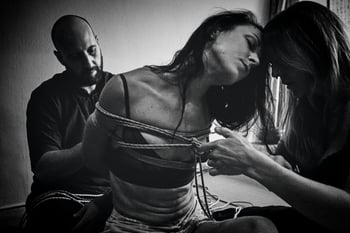 Co-topping Shibari Session