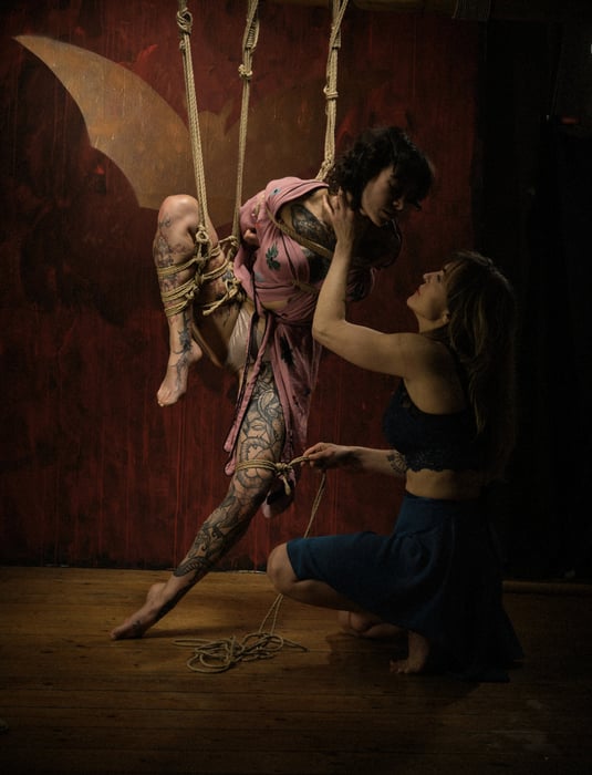 Sensual Shibari Session — photo 2 by Enanna