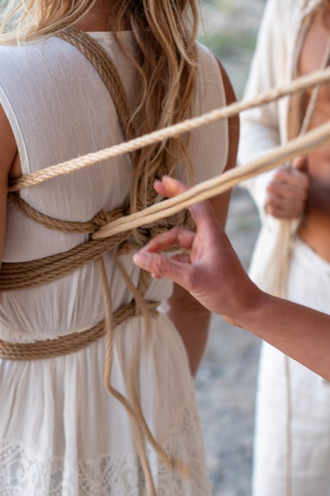 Tantric Element Massage meets Shibari — photo 8 by binataverna