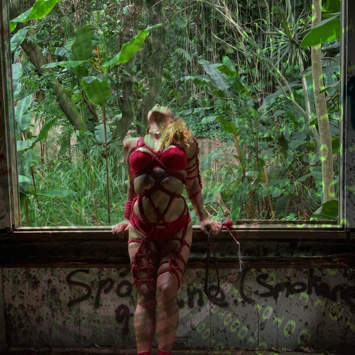 Bound to Nature:  A Women's Shibari Experience — photo 14 by GoddessPersephone