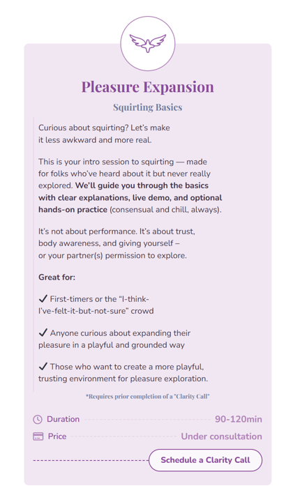 Pleasure Expansion - Squirting Basics