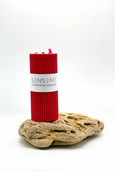 65°C Wax Play Candle | Bloody Red & Palo Santo